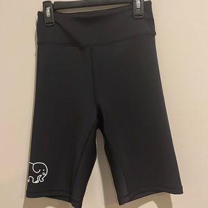 Black Ivory Ella Logo Spandex Bike Shorts sz Small